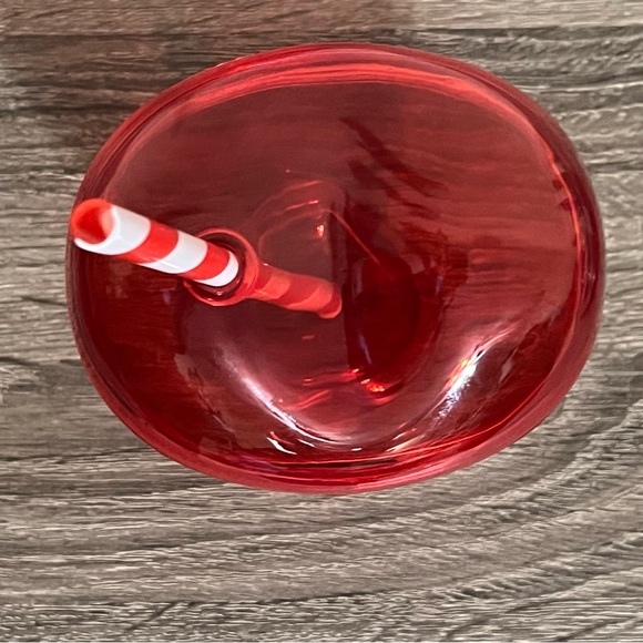 NWOT Heart Cup With Straw - Picture 2 of 5